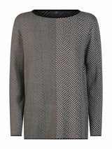 Maglia con collo a barchetta in filato Winter Cotton -  - Ragno