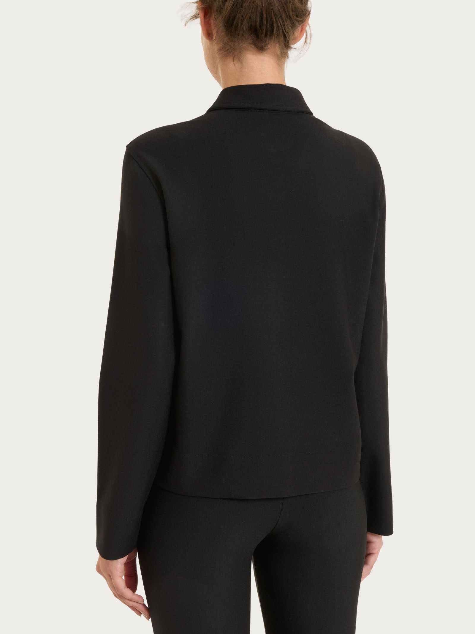 Giacca Shacket in Compact Neri Donna - Ragno