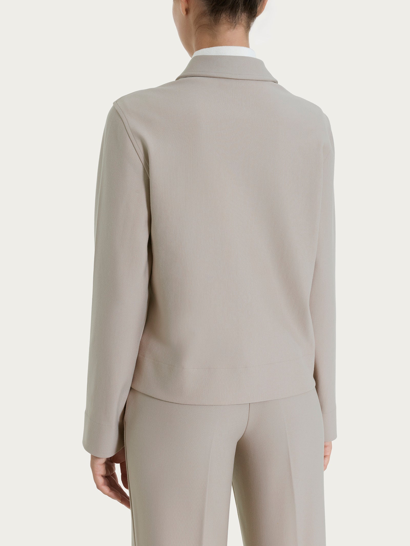 Giacca Shacket in Compact Grigi Donna - Ragno