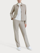 Giacca Shacket in Compact Grigi Donna - Ragno