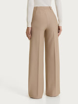 Pantalone a palazzo con tasche in Compact Grigi Donna - Ragno
