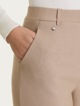 Pantalone a palazzo con tasche in Compact Grigi Donna - Ragno