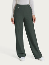 Pantalone a palazzo con tasche in Compact Grigi Donna - Ragno