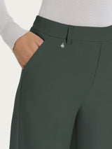 Pantalone a palazzo con tasche in Compact Grigi Donna - Ragno