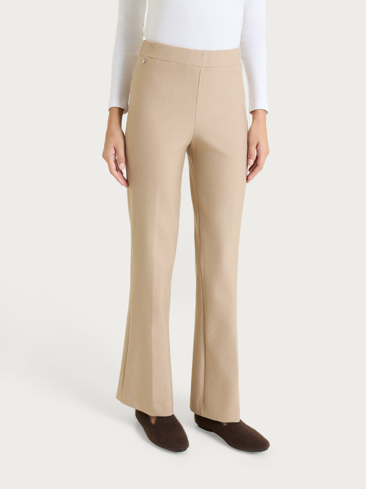 Flare-Hose aus Compact Grigi für Damen – Ragno