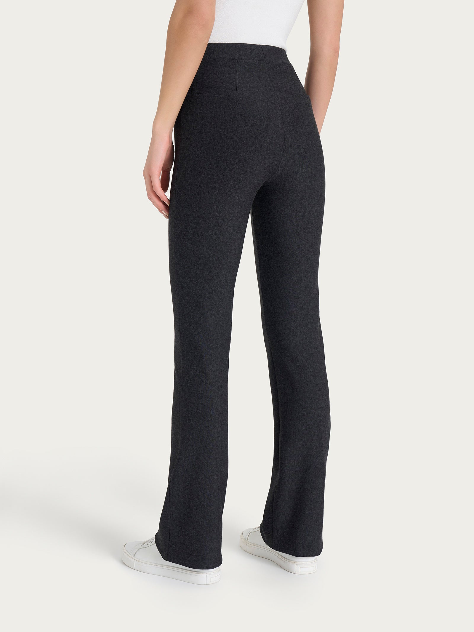 Pantalone flare in tessuto Compact Neri Donna - Ragno