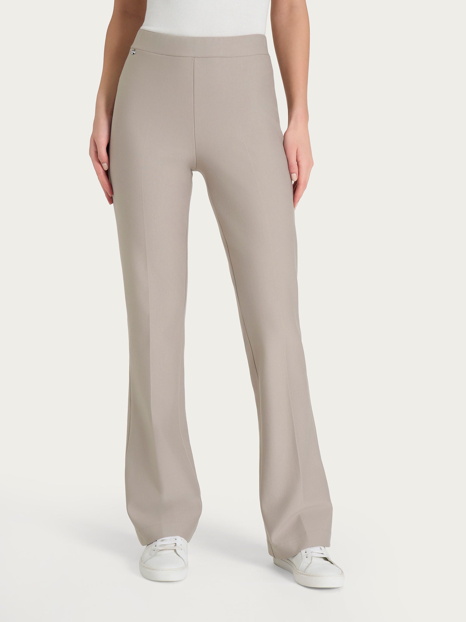 Pantalone flare in Compact Grigi Donna - Ragno