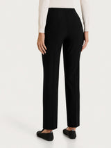 Pantalone a gamba dritta in Compact Neri Donna - Ragno