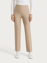 Pantalone a gamba dritta in Compact Grigi Donna - Ragno