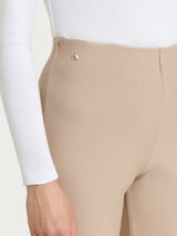 Pantalone a gamba dritta in Compact Grigi Donna - Ragno