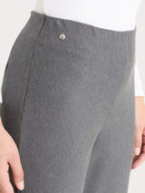 Pantalone a gamba dritta in Compact Neri Donna - Ragno