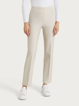 Pantalone a gamba dritta in Compact Bianchi Donna - Ragno