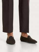 Pantalone a gamba dritta in Compact Marroni Donna - Ragno
