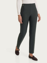 Pantalone a gamba dritta in Compact Grigi Donna - Ragno