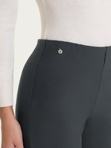 Pantalone a gamba dritta in Compact Grigi Donna - Ragno