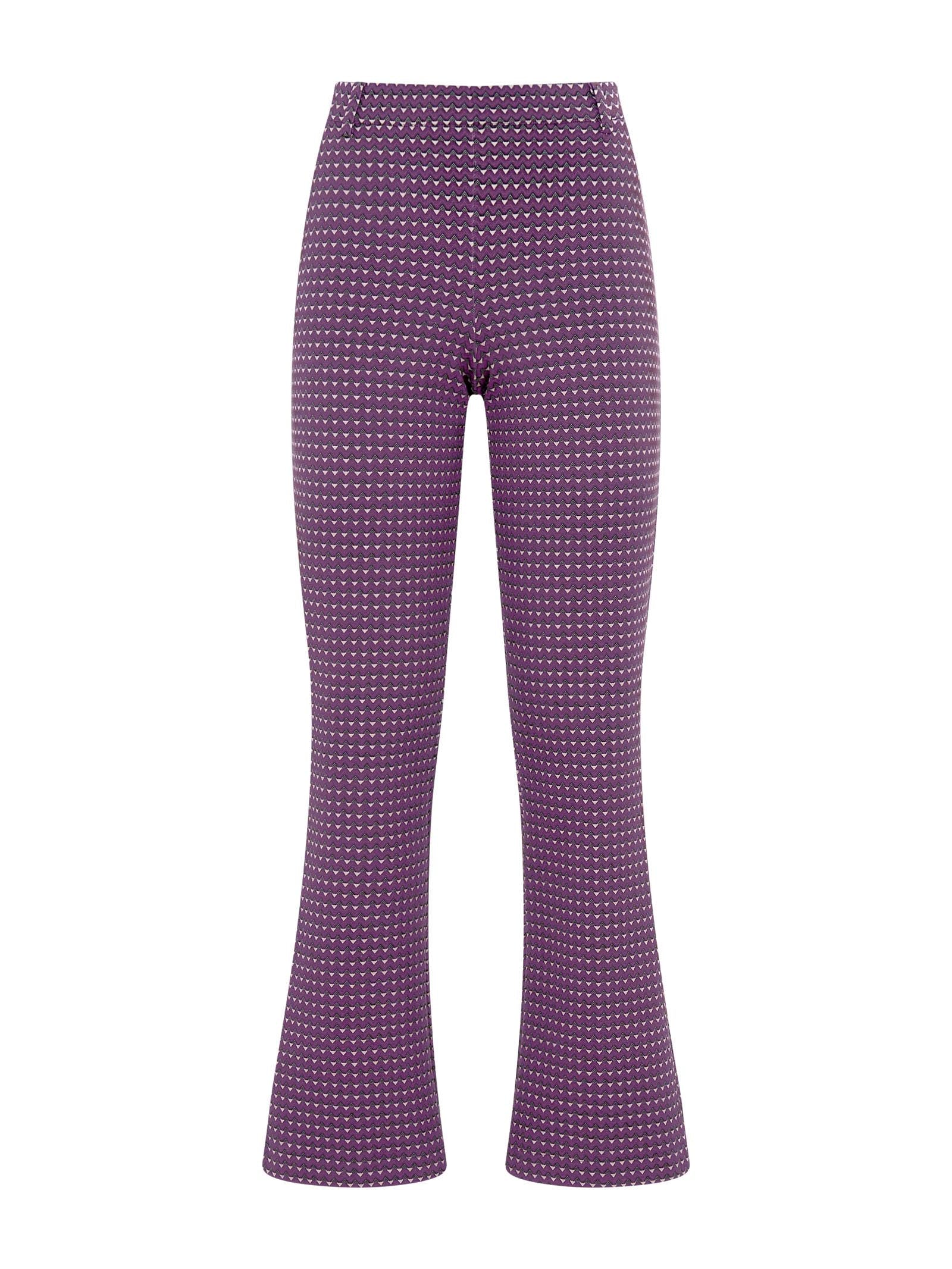 Pantalone flare in tessuto Digital Wool -  - Ragno