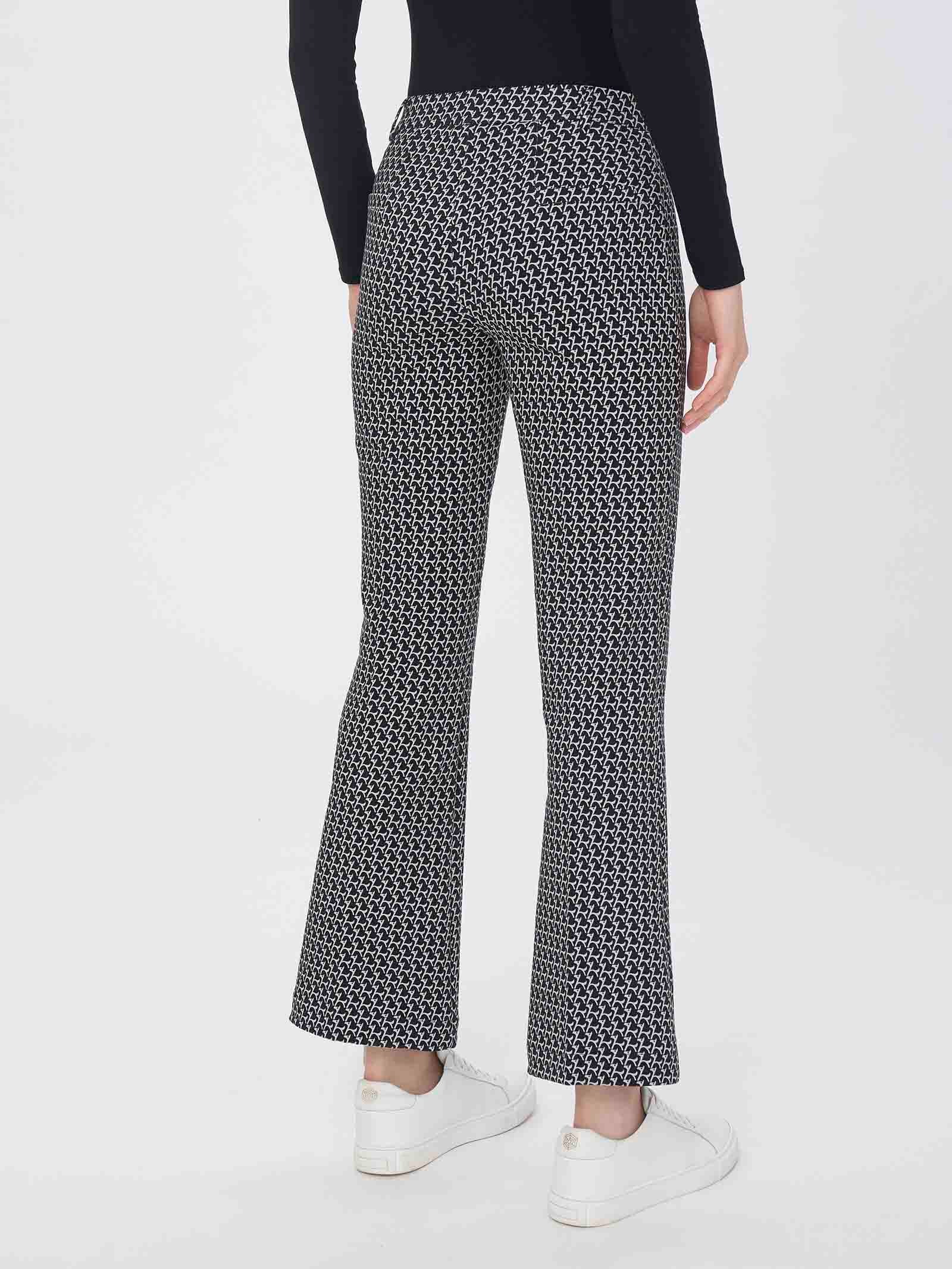 Pantalone flare in tessuto Digital Wool -  - Ragno