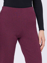 Pantalone a sigaretta in tessuto Eco Jacquard -  - Ragno