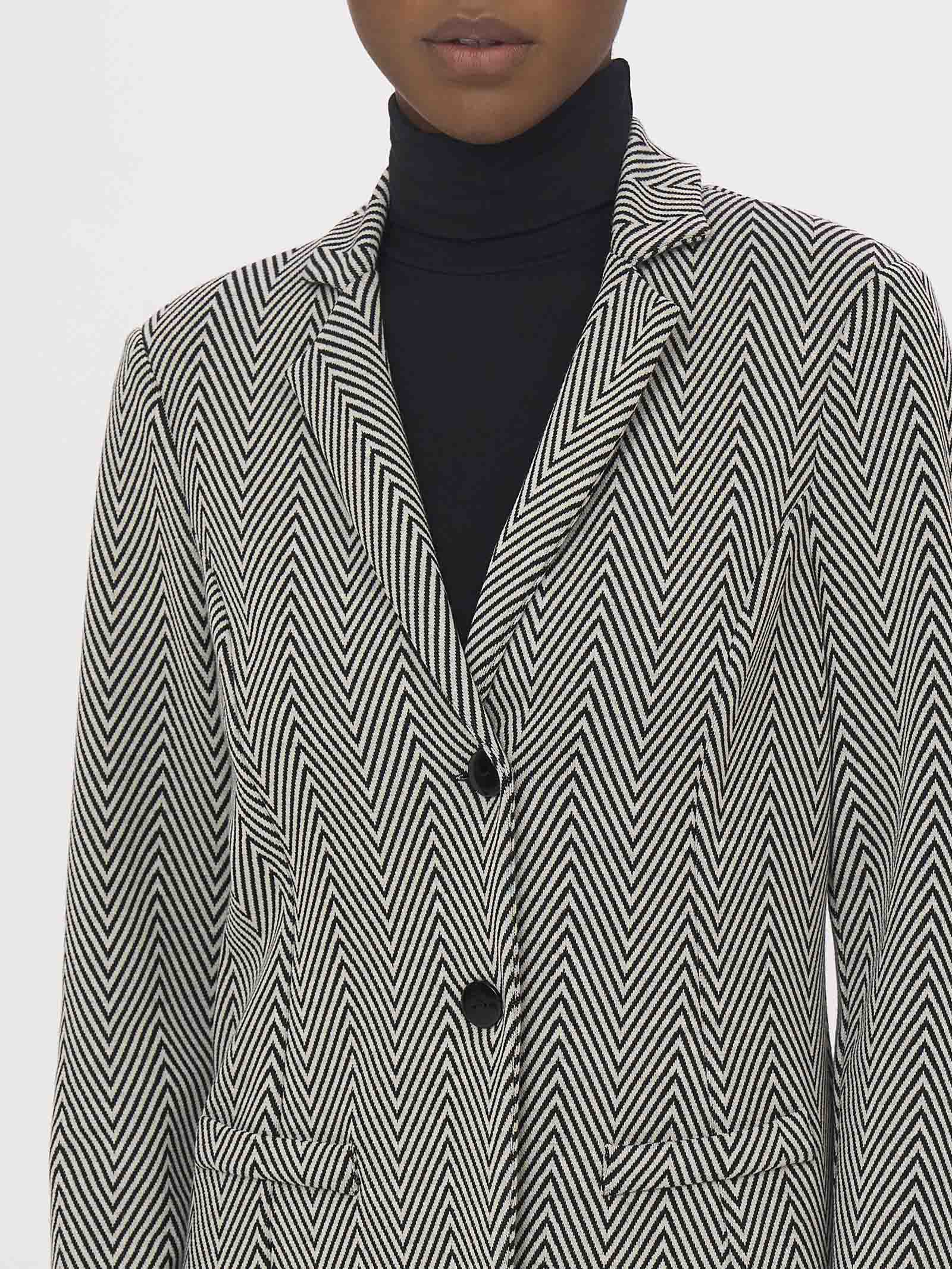 Blazer a 2 bottoni in Eco Jacquard -  - Ragno