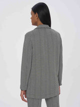 Blazer destrutturato in Eco Jacquard -  - Ragno