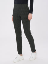 Pantalone a sigaretta in tessuto Eco Jacquard -  - Ragno