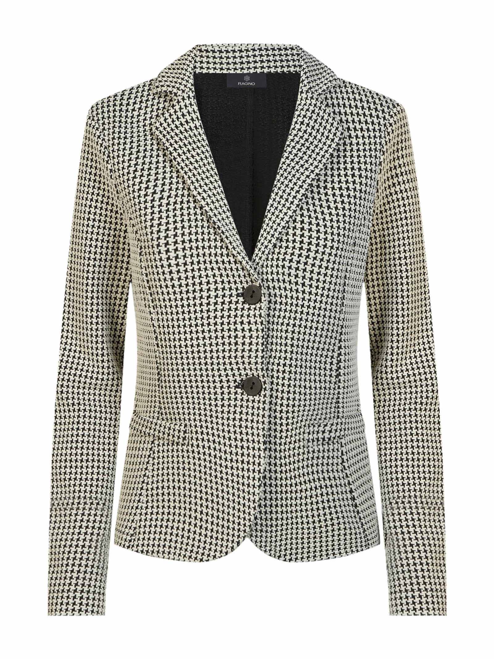 Blazer a 2 bottoni in Eco Jacquard -  - Ragno