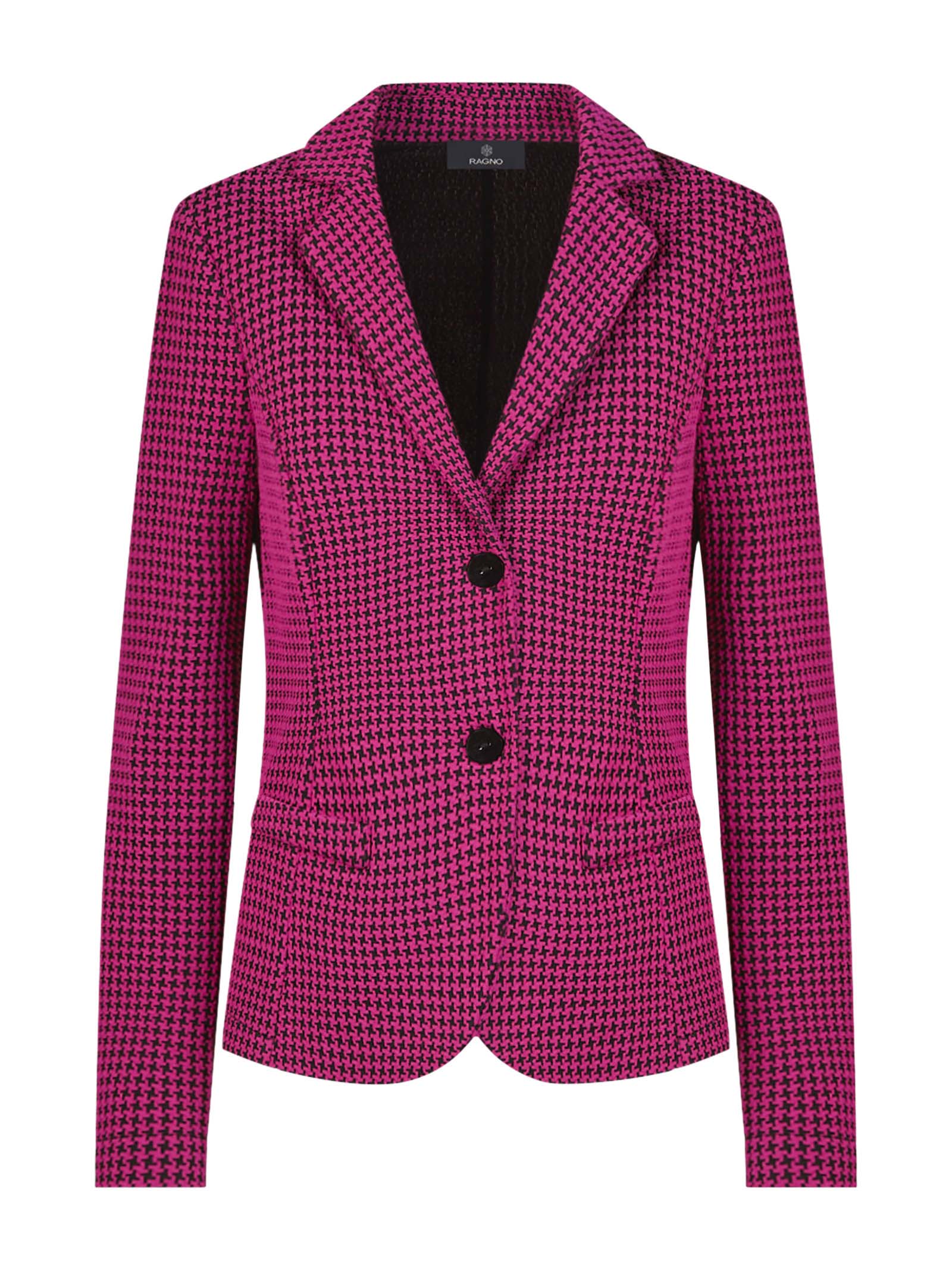 Blazer a 2 bottoni in Eco Jacquard -  - Ragno