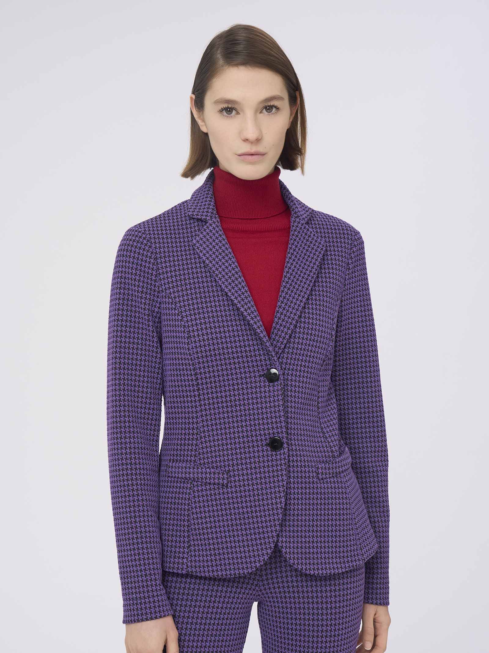 Blazer a 2 bottoni in Eco Jacquard -  - Ragno