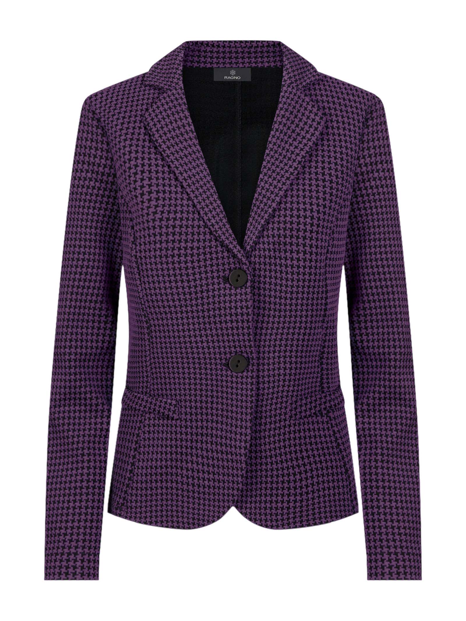 Blazer a 2 bottoni in Eco Jacquard -  - Ragno