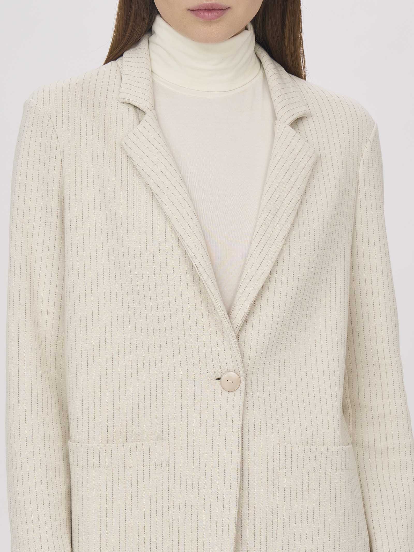 Blazer destrutturato in Eco Jacquard -  - Ragno