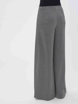 Pantalone a palazzo in tessuto Eco Jacquard -  - Ragno