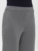 Pantalone ampio in tessuto Eco Jacquard -  - Ragno