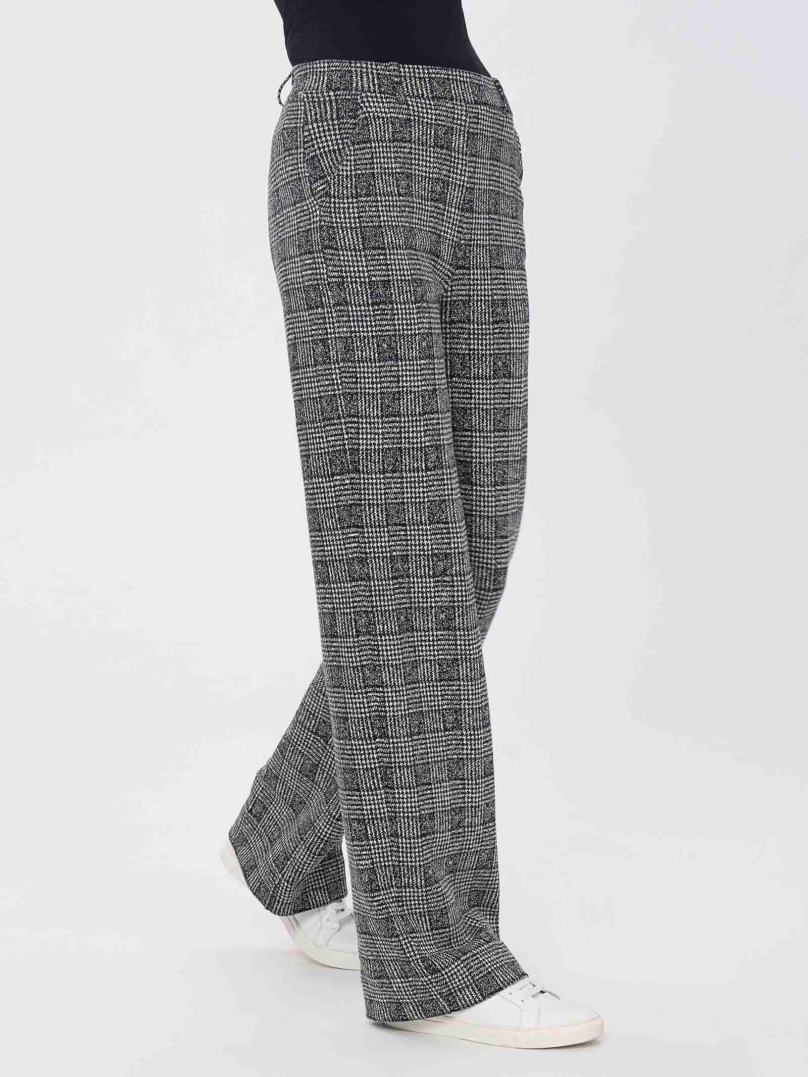 Pantalone a palazzo in tessuto Eco Jacquard -  - Ragno