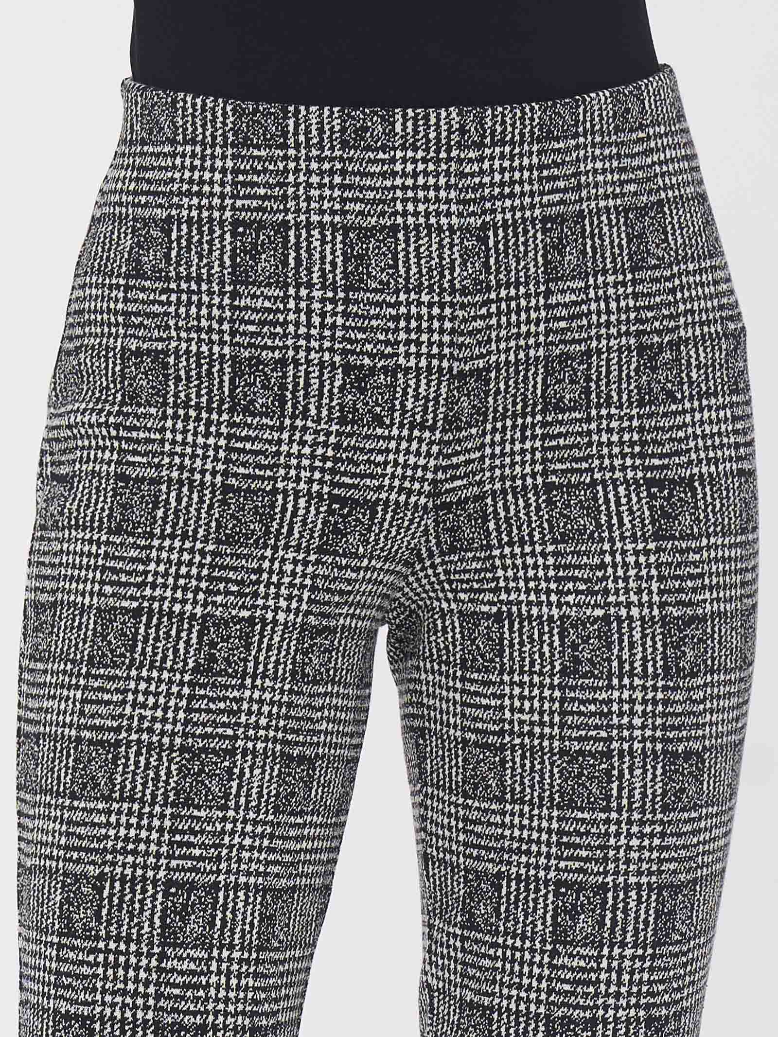 Pantalone a sigaretta in tessuto Eco Jacquard -  - Ragno