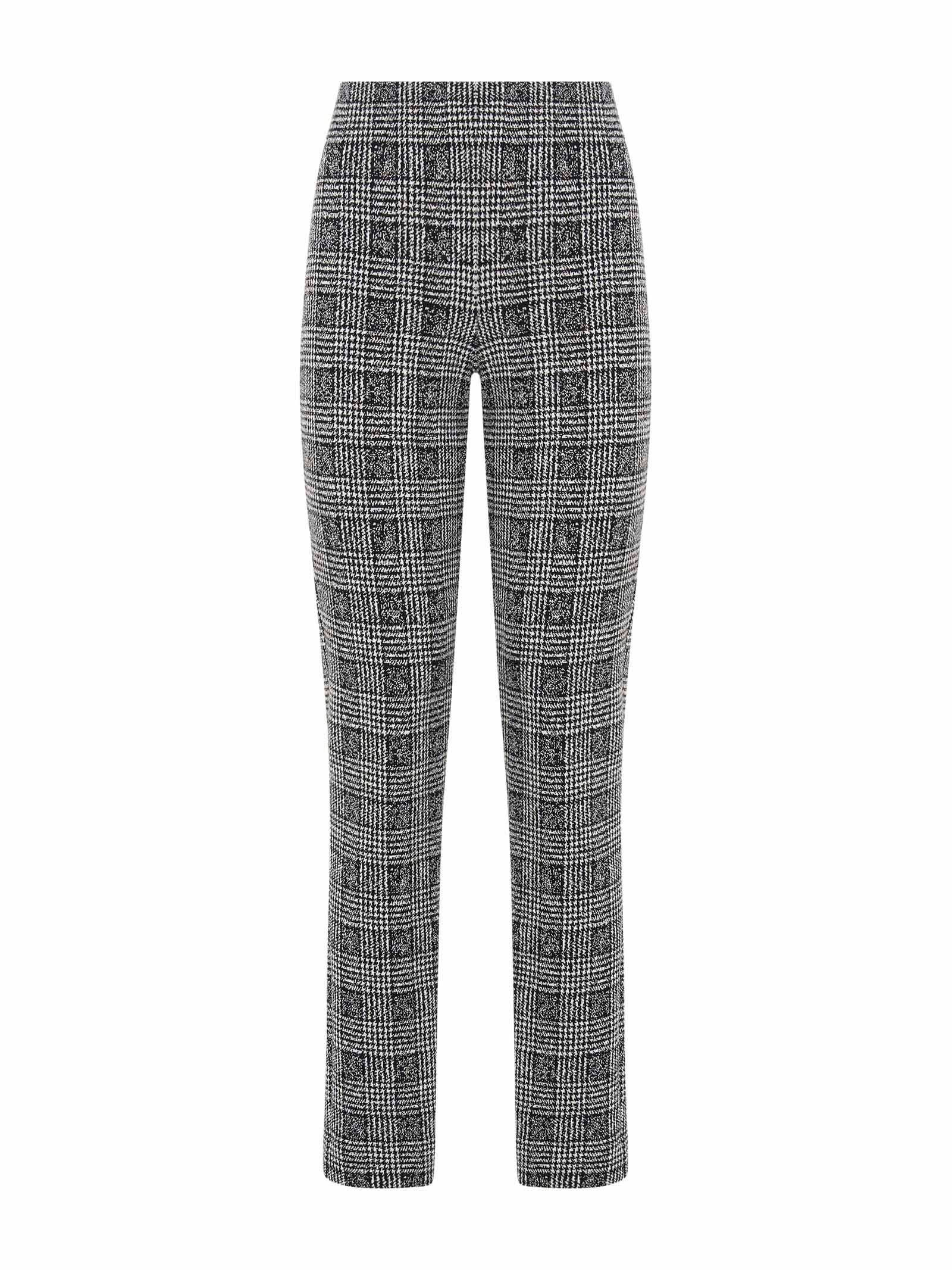 Pantalone a sigaretta in tessuto Eco Jacquard -  - Ragno