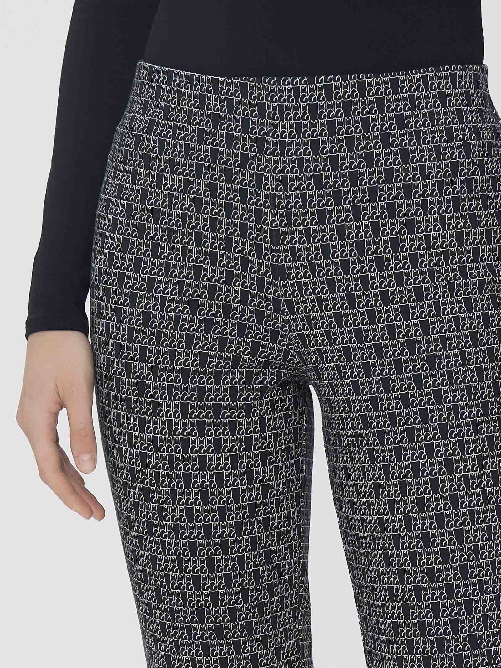 Pantalone a sigaretta in tessuto Digital Wool -  - Ragno