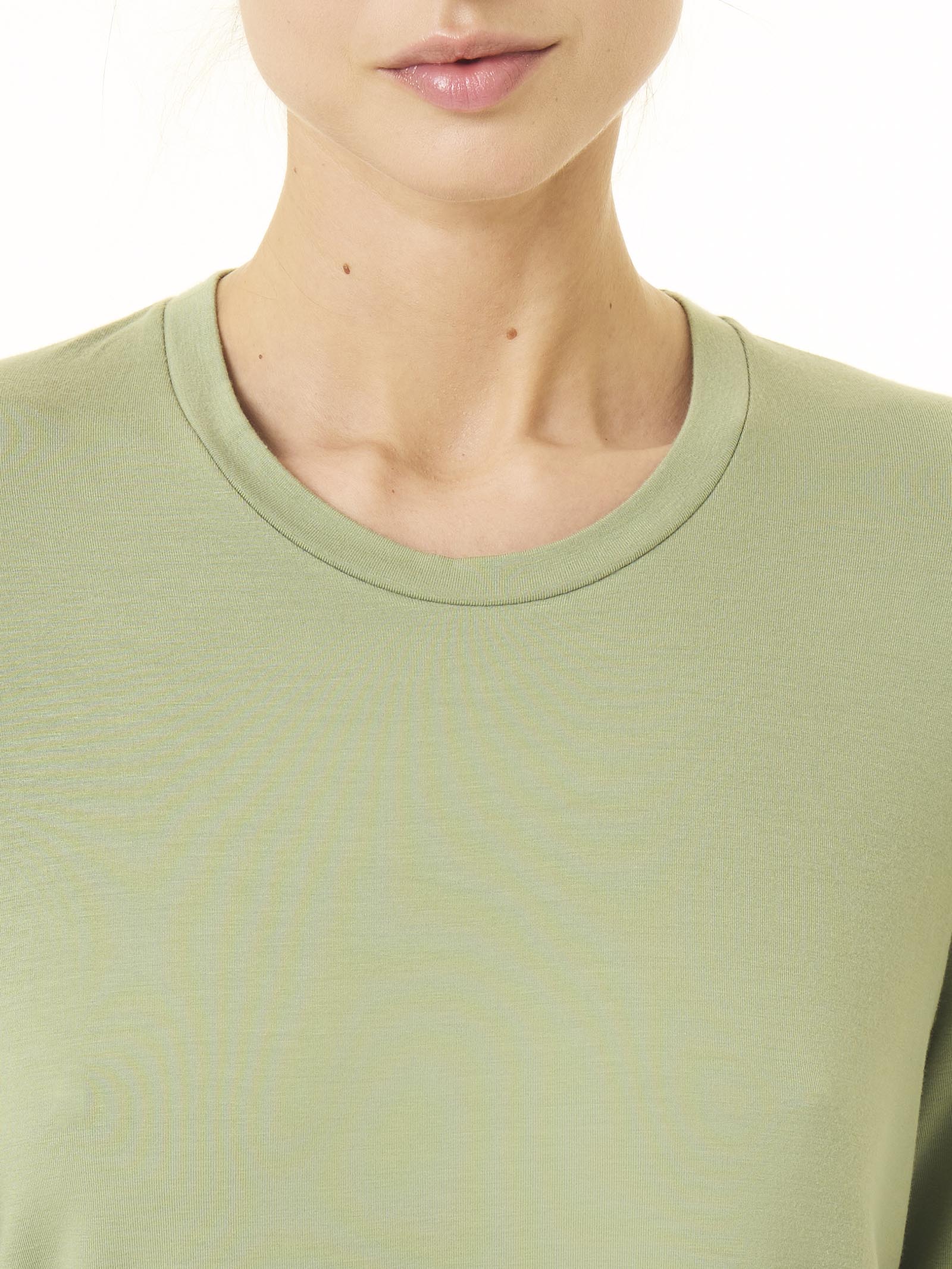 Maglietta girocollo in Eco Viscosa Grigi Donna - Ragno