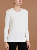 Maglietta girocollo in Jersey Strech Winter Viscosa Grigi Donna - Ragno