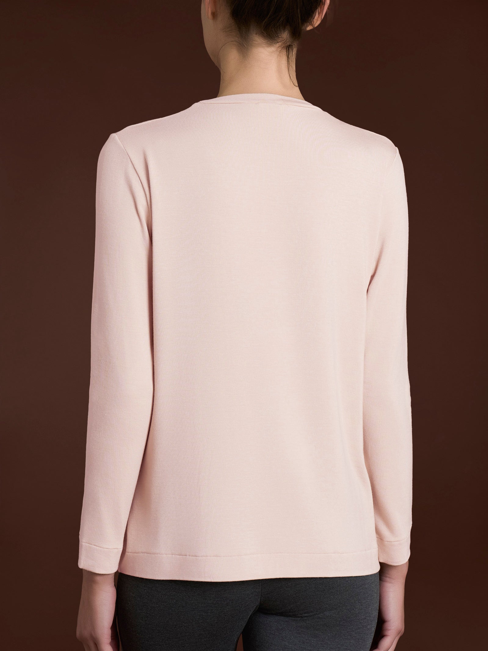 Maglietta girocollo in Eco Viscosa Rosa Donna - Ragno