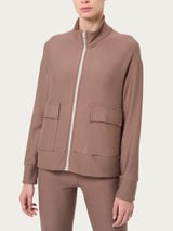 Giacca con zip in Eco techno Fleece -  - Ragno