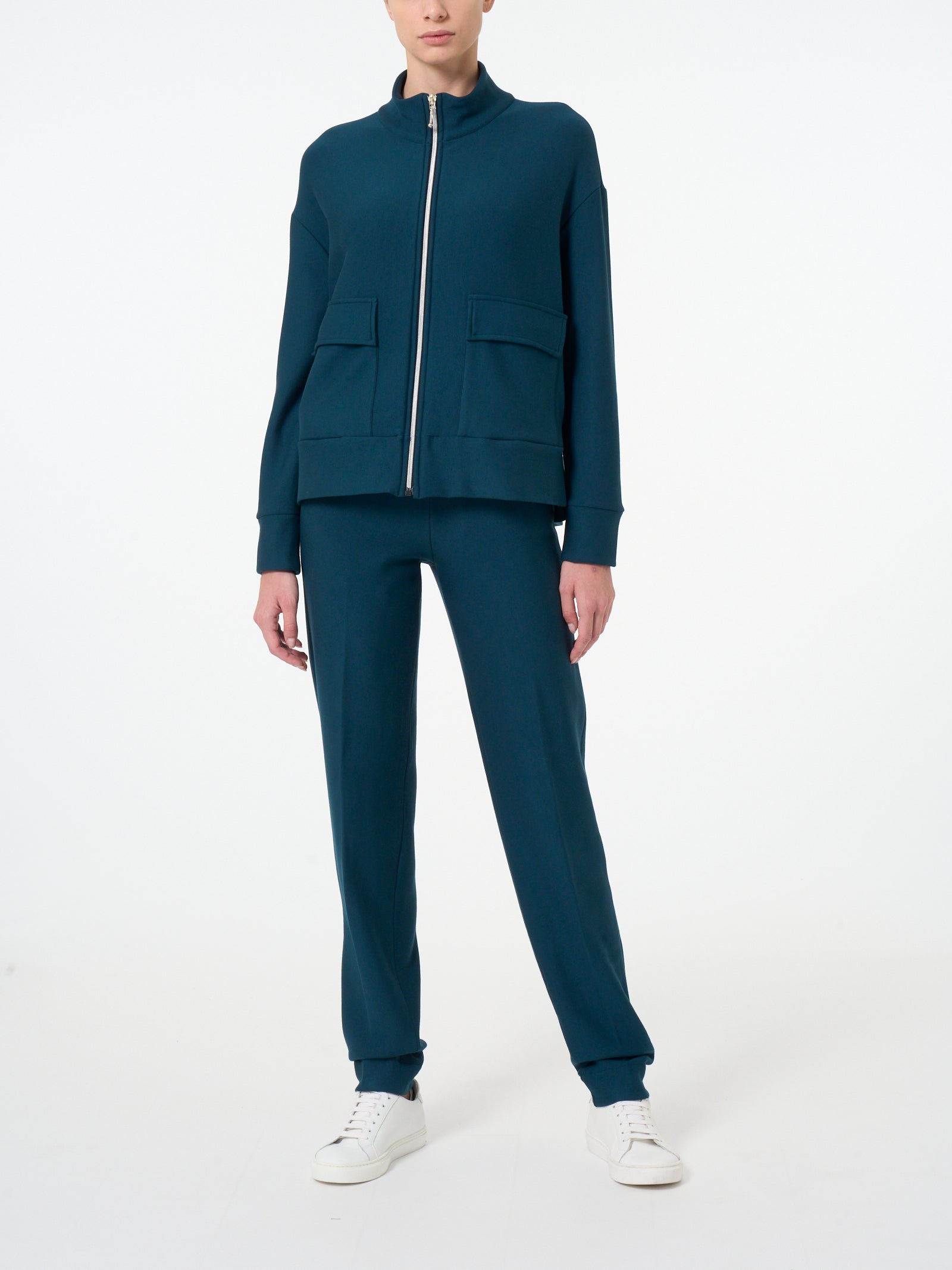 Giacca con zip in Eco techno Fleece -  - Ragno