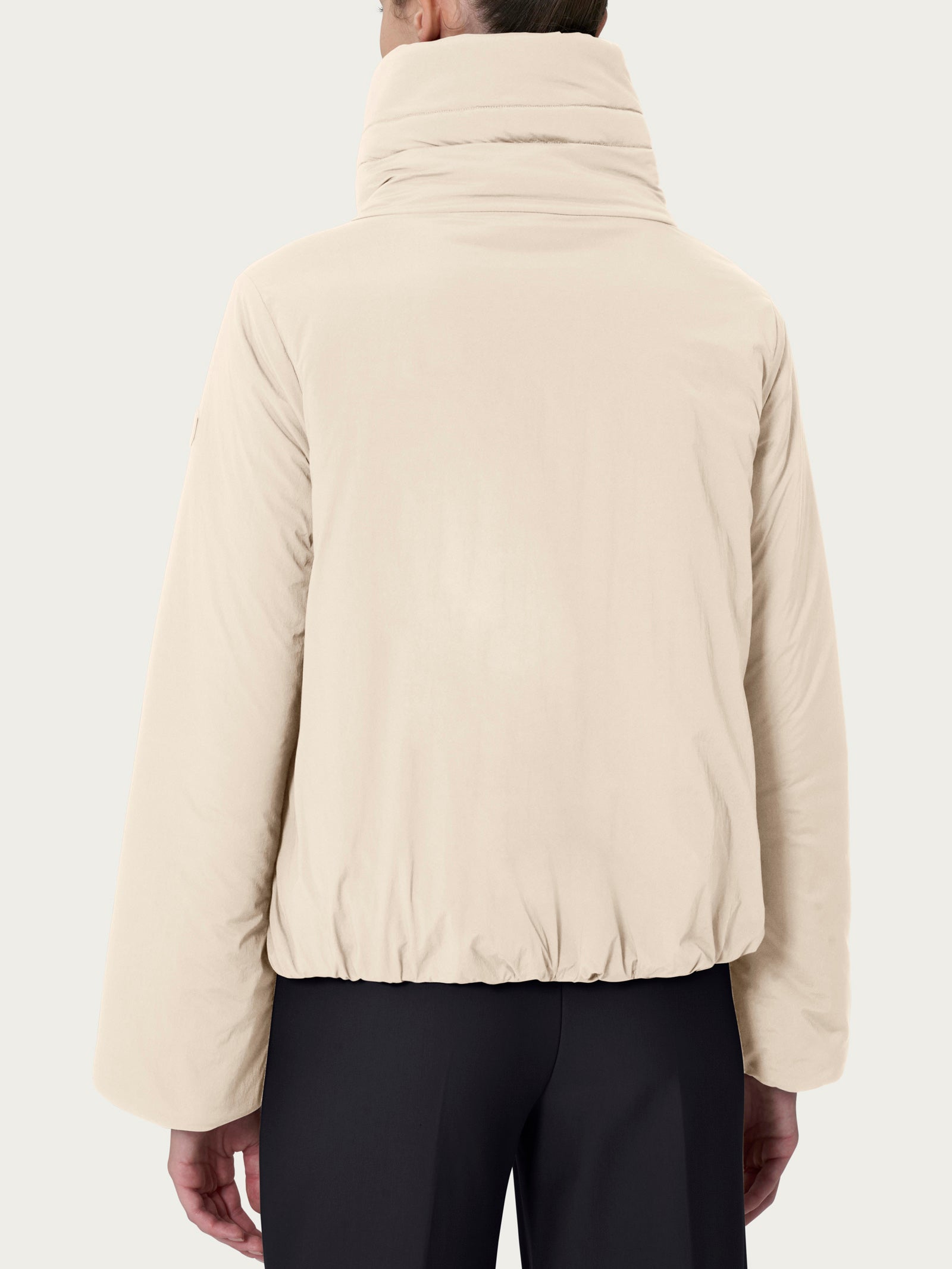 Piumerino 250 grammi imbottito in lana con collo alto Champignon