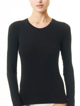 Maglietta girocollo in filato Tenderwool Grigi Donna - Ragno