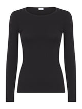 Maglietta girocollo in filato Tenderwool Neri Donna - Ragno
