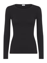Maglietta girocollo in filato Tenderwool Neri Donna - Ragno