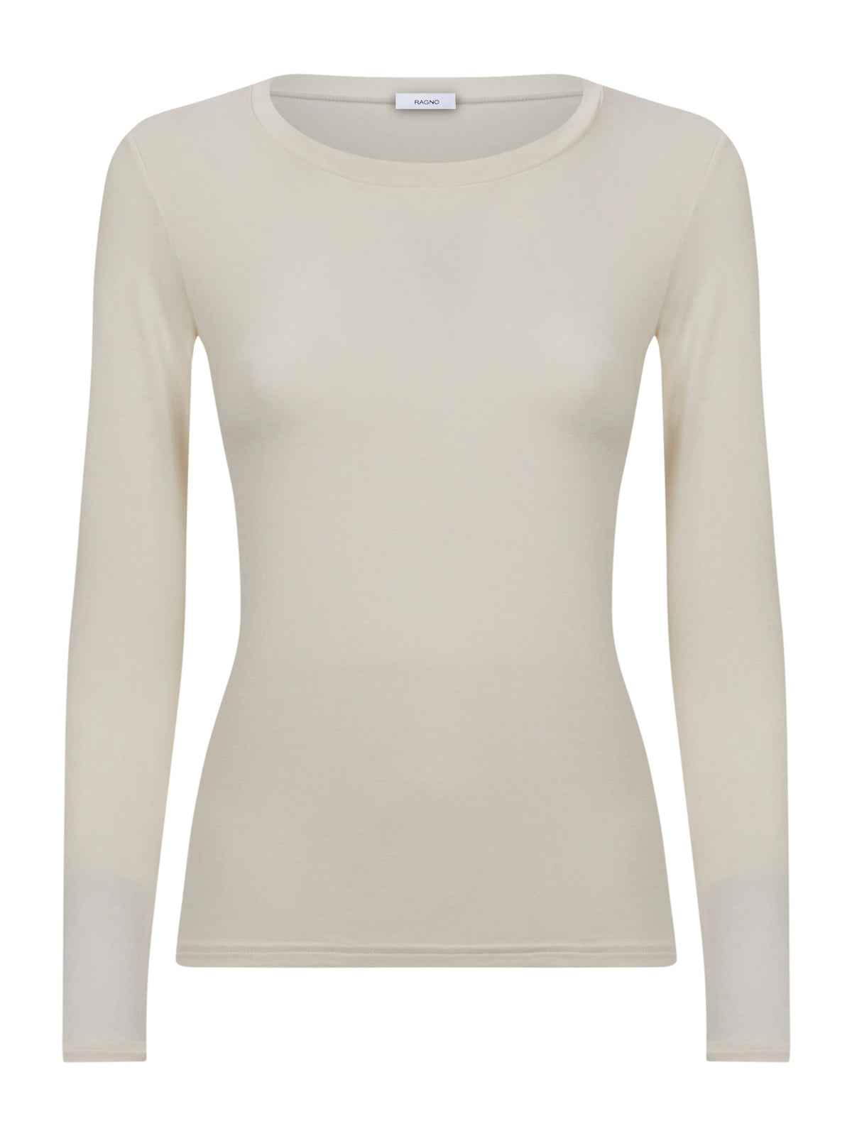 Maglietta girocollo in Tenderwool (86% Modal - 8% Lana Cashmere) Grigi Donna - Ragno