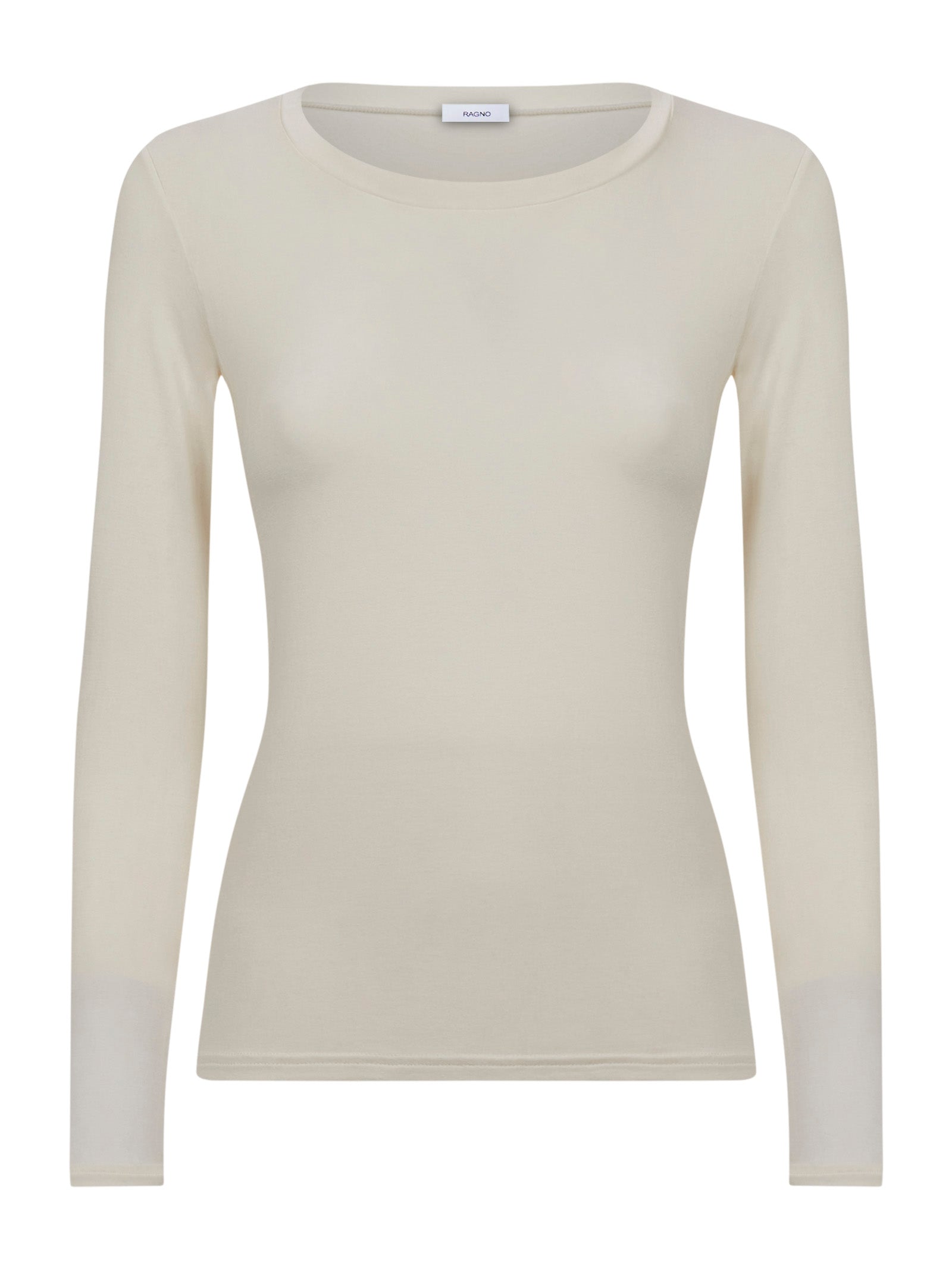 Maglietta girocollo in filato Tenderwool Grigi Donna - Ragno