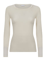 Maglietta girocollo in filato Tenderwool Grigi Donna - Ragno