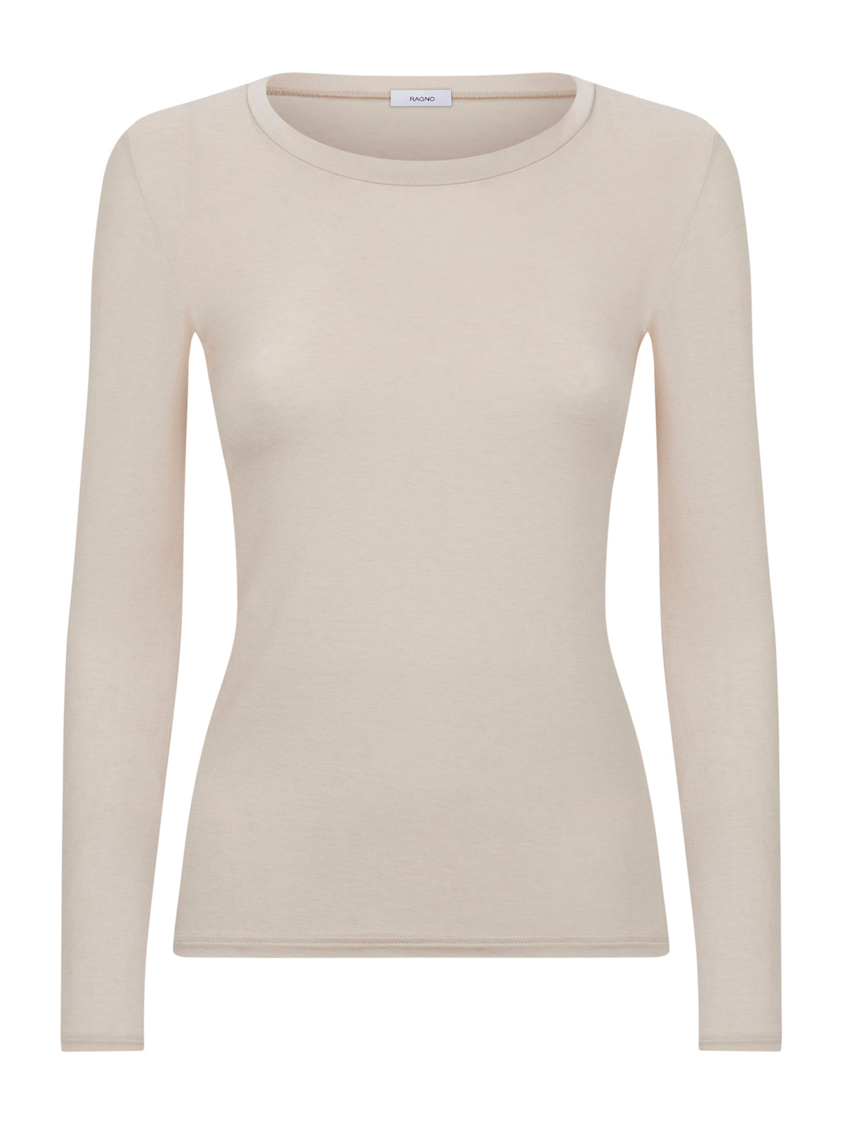 Maglietta girocollo in Tenderwool (86% Modal - 8% Lana Cashmere) Grigi Donna - Ragno