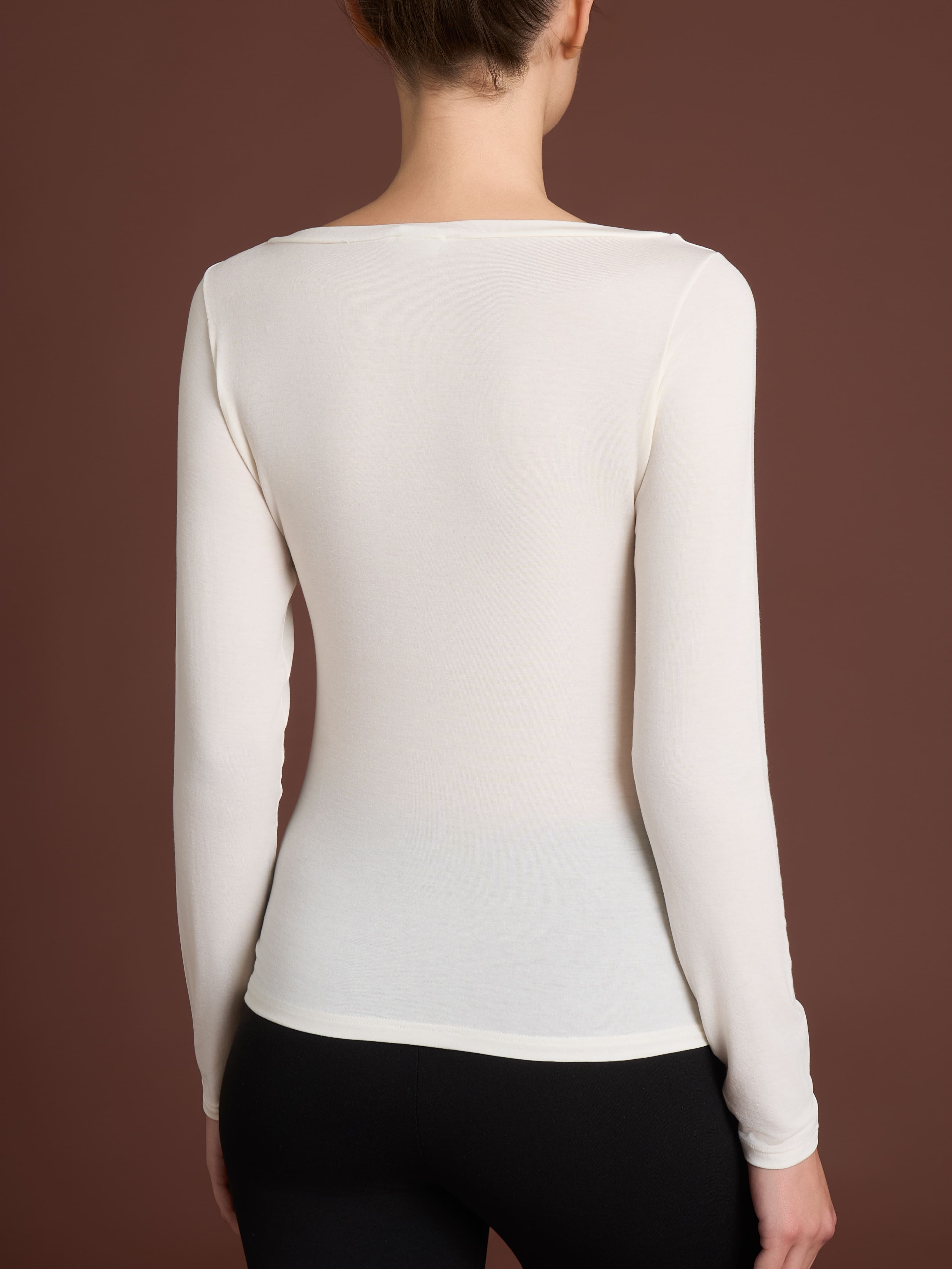 Maglia Donna Scollo A Barchetta - Abbigliamento Maglia Donna Scollo A Barchetta - Abbigliamento